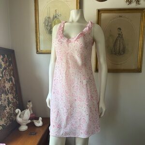Vintage Floral Pink Nightgown